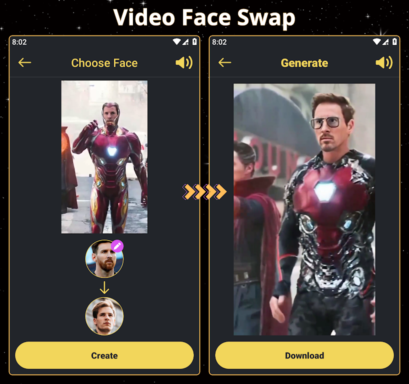 Face Over: AI Face Swap Скриншот 2