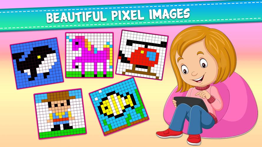 Pixel Art Coloring Games Ekran Görüntüsü 0