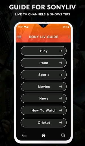 SonyLiv - Live TV Shows, Cricket & Movies Guide スクリーンショット 0