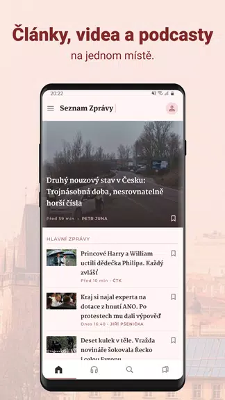 Seznam Zprávy Captura de pantalla 0