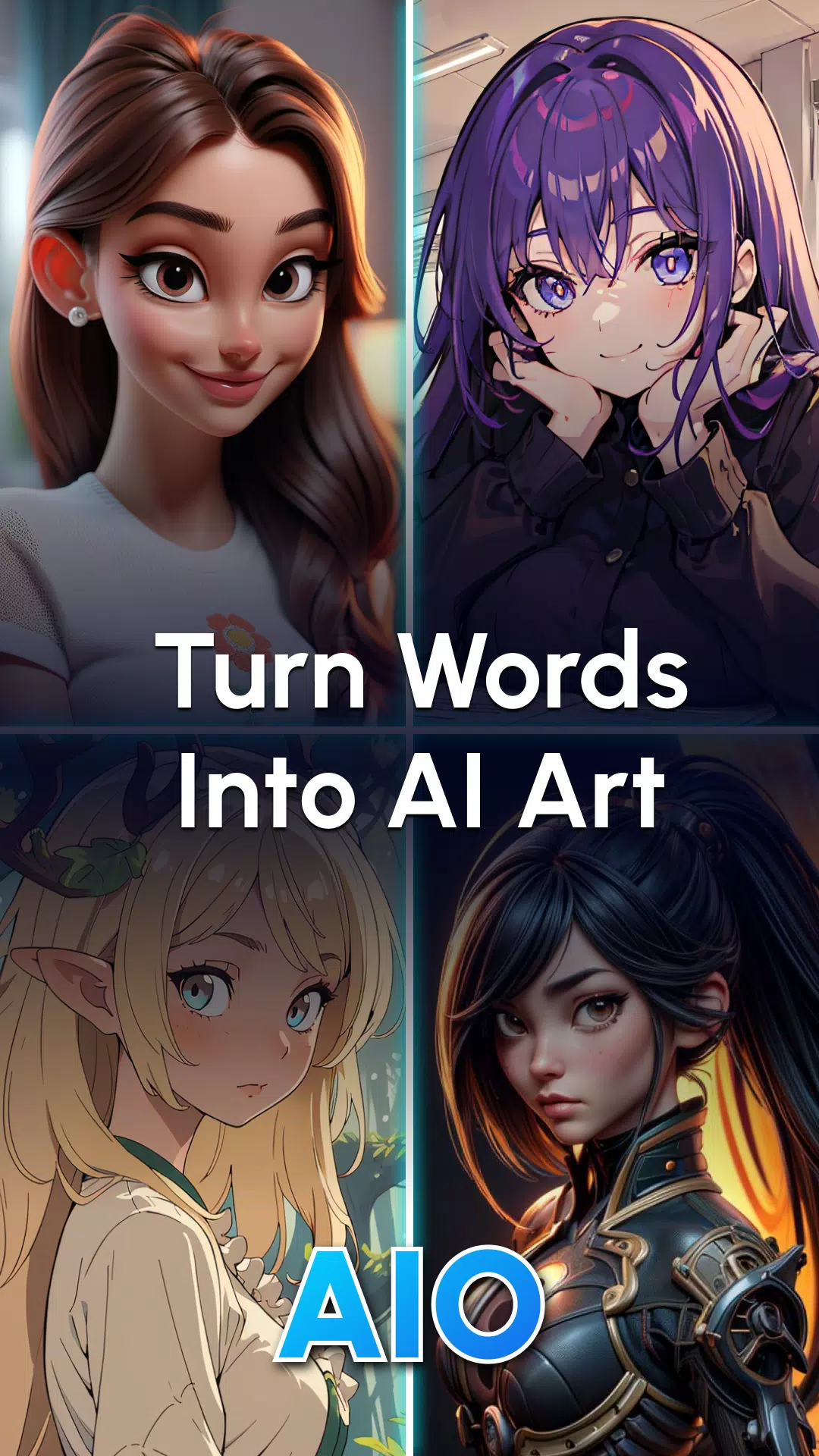 AIO: AI Art & Photo Generator Ekran Görüntüsü 0