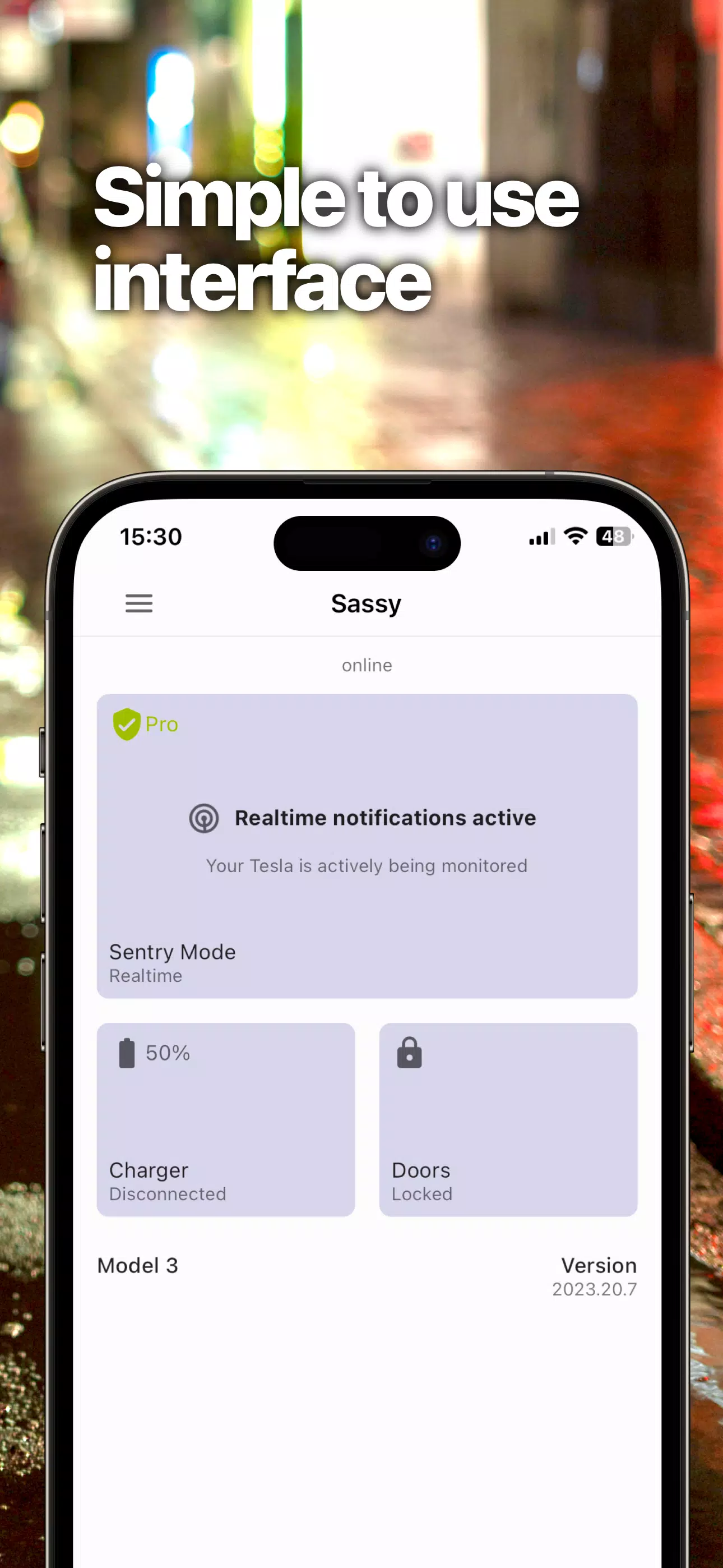 Sentry Pro—Tesla Notifications应用截图第2张