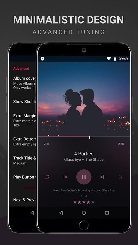 BlackPlayer EX Music Player Screenshot 1