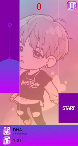 BTS Chibi Piano Tiles 스크린샷 3