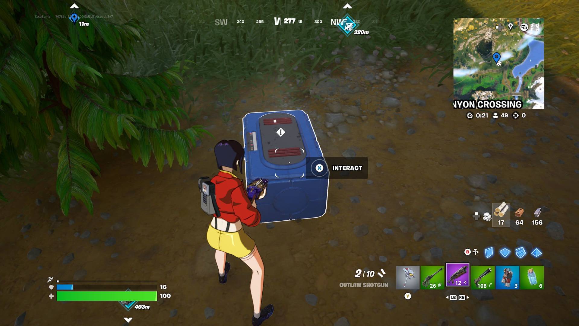 Comment équiper le sac à dos du capteur et scanner des signatures d'énergie mystérieuses dans Fortnite Chapter 6