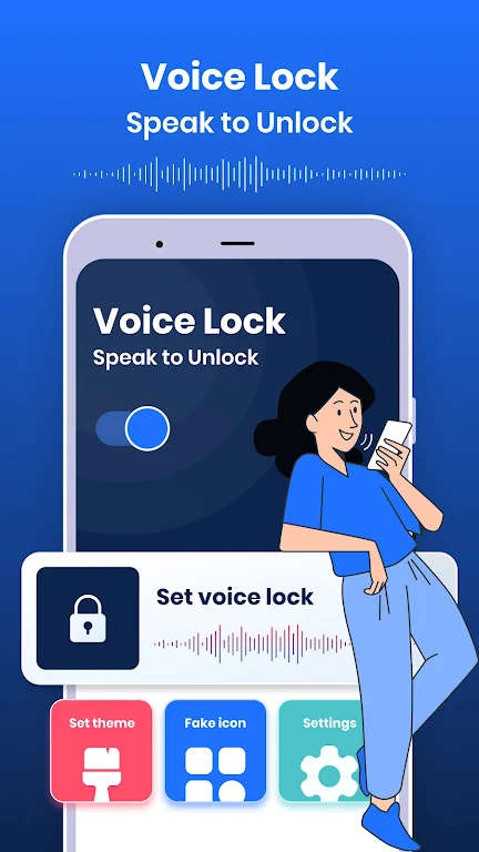 Voice Lock : Speak to Unlock স্ক্রিনশট 0