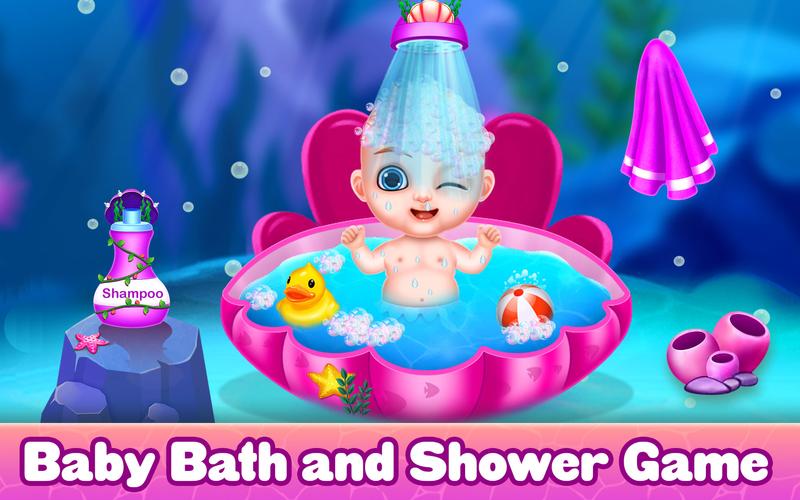 Mermaid Game: Newborn,Pregnant স্ক্রিনশট 0