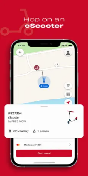 FREENOW - Mobility Super App Скриншот 1