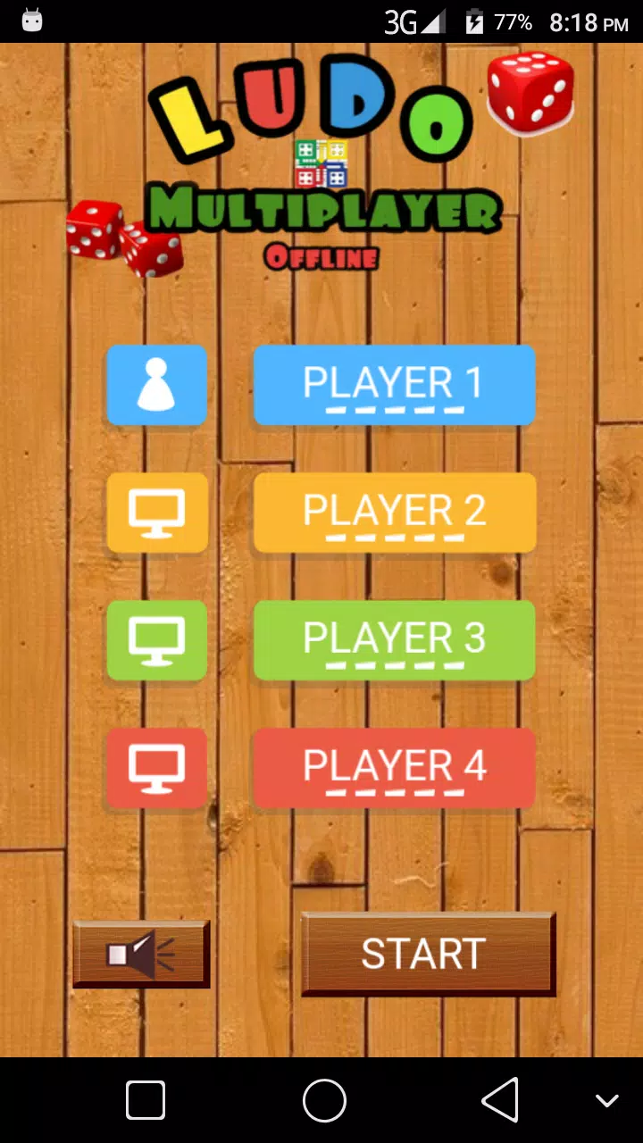 Ludo Offline Multiplayer AI ภาพหน้าจอ 0