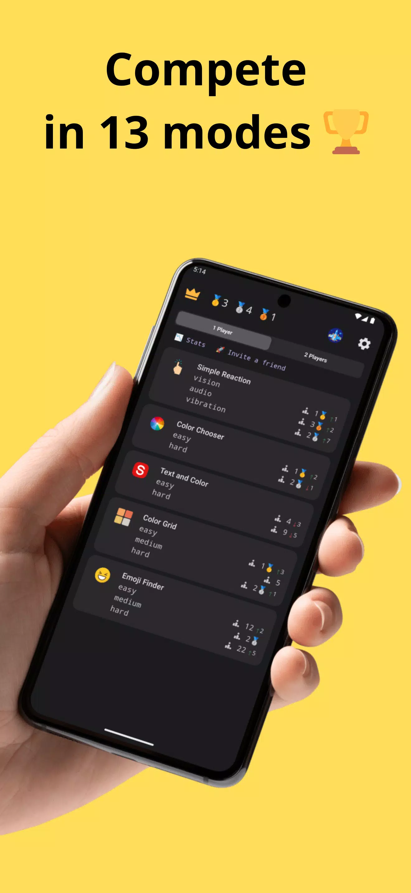 Reaction Time Reflex Games Capture d'écran 2