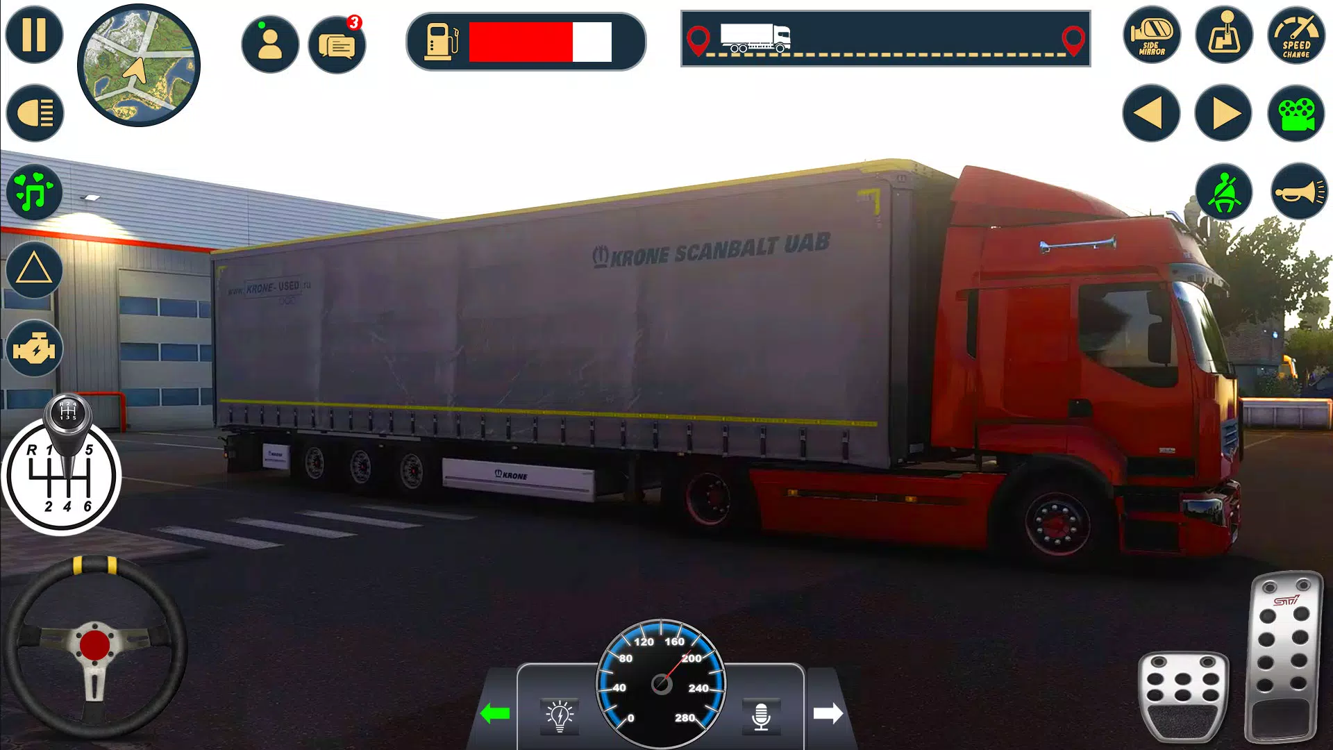 Euro Cargo Truck Simulator 3D Capture d'écran 0