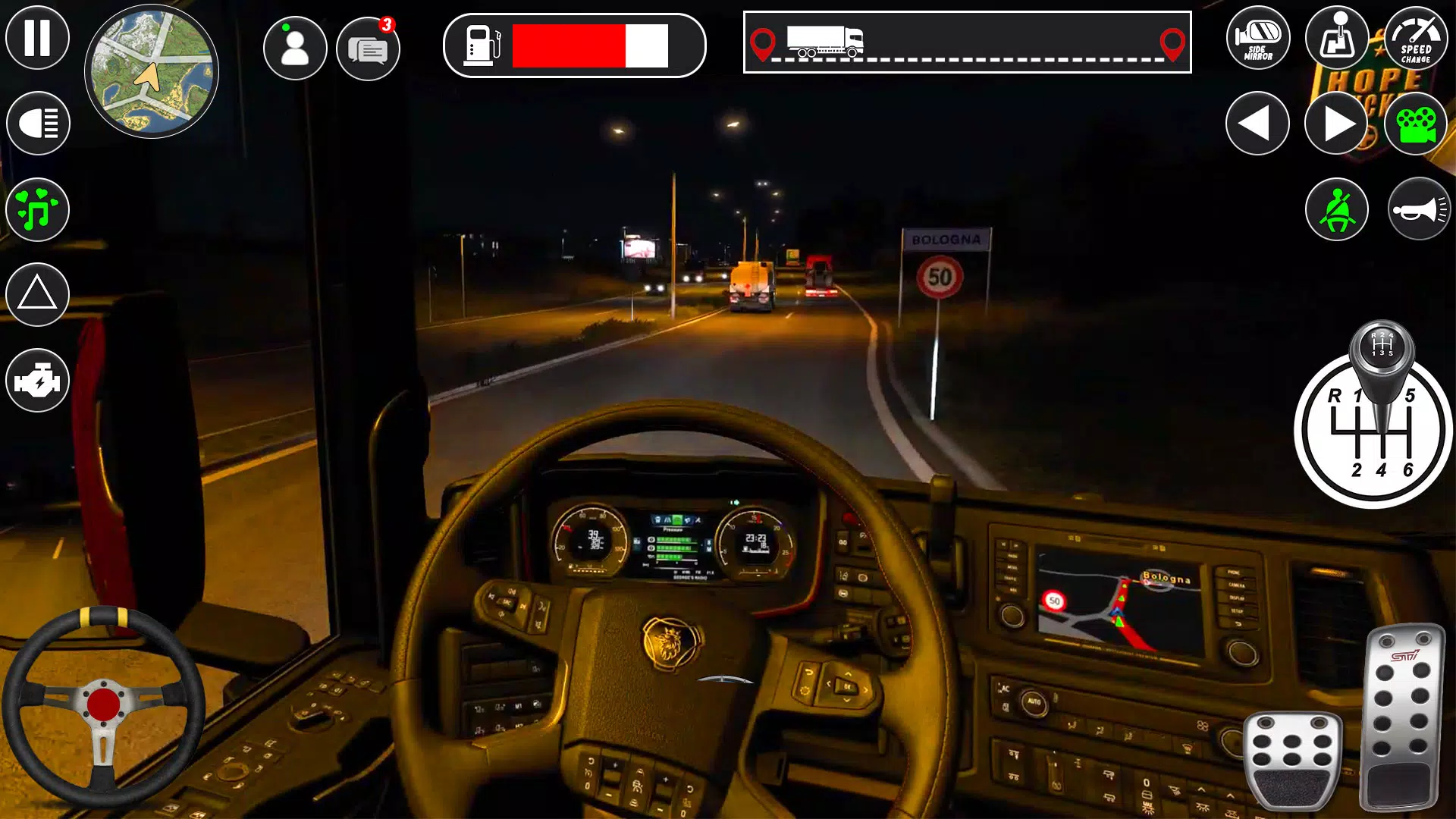 Euro Cargo Truck Simulator 3D Capture d'écran 1