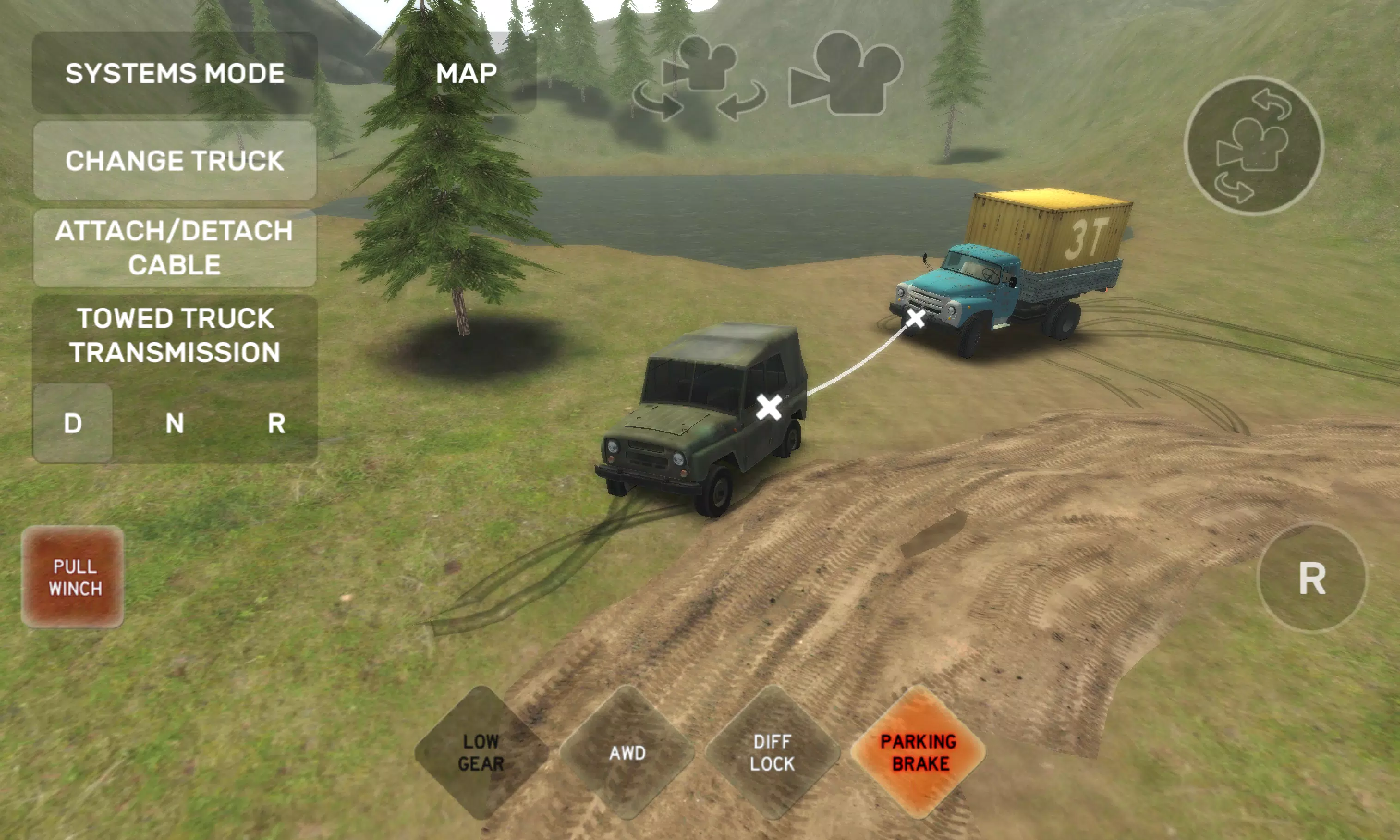 Dirt Trucker: Muddy Hills Captura de tela 0