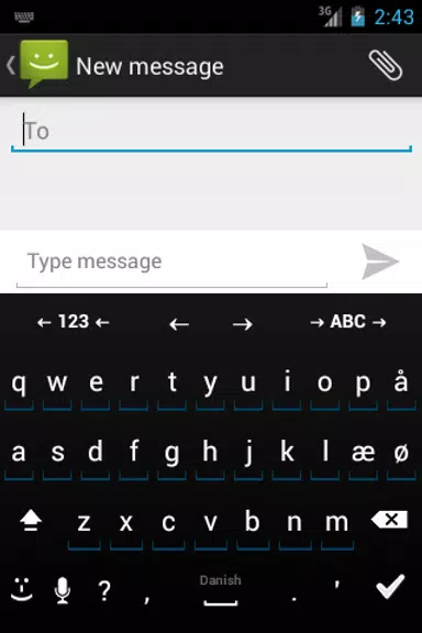 Danish for AnySoftKeyboard Tangkapan skrin 0