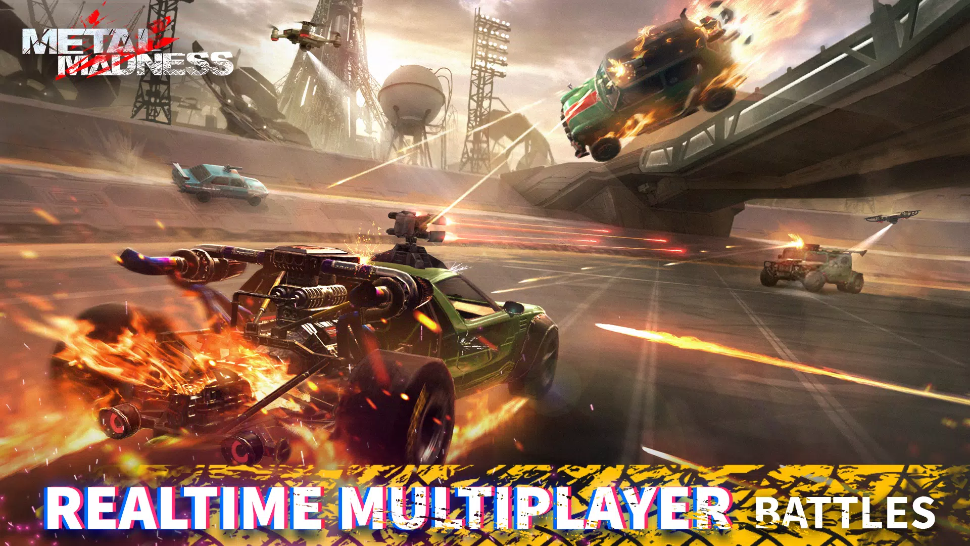 METAL MADNESS PvP: Car Shooter Captura de pantalla 2