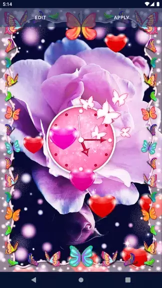 Sweet Love Live Wallpaper স্ক্রিনশট 1