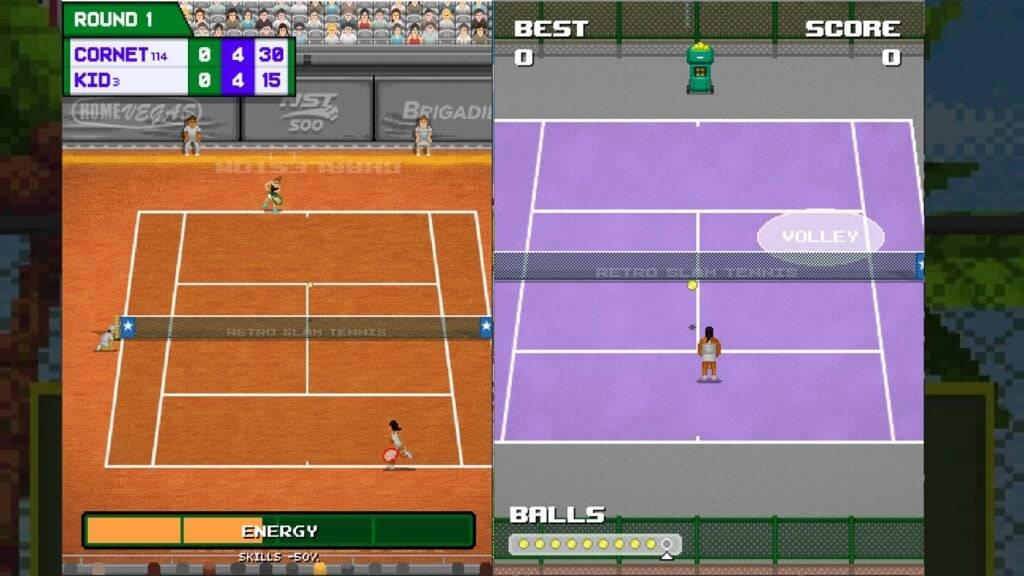 Retro Slam Tennis to najnowsza gra na Androida od producentów retro Bowl