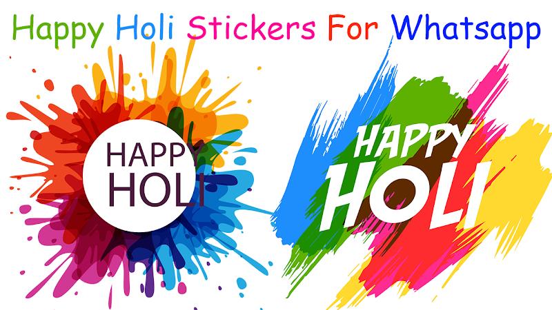 Holi Stickers and Holi Images स्क्रीनशॉट 2