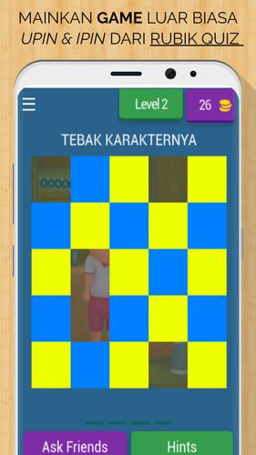 Upin & Ipin Rubik Quiz ภาพหน้าจอ 1