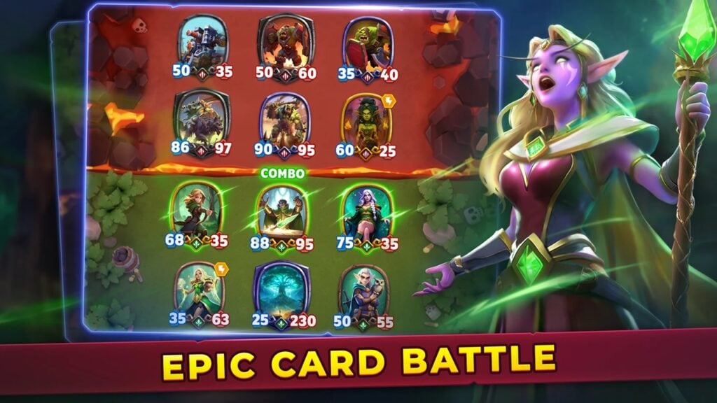 Auto Chess Карточная игра ARCANE RUSH: Battlegrounds теперь доступна на Android