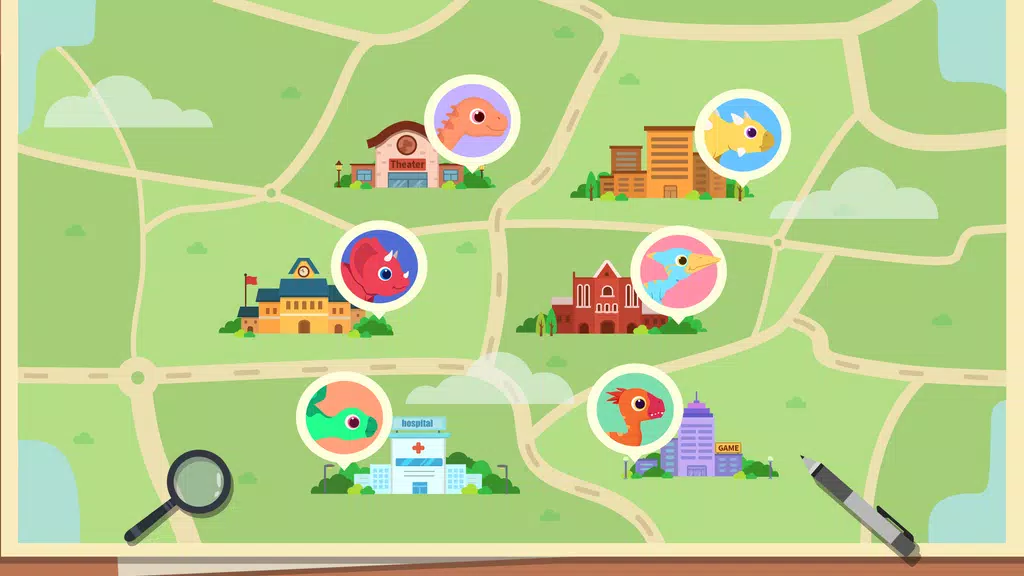 Dinosaur Police:Games for kids 스크린샷 1