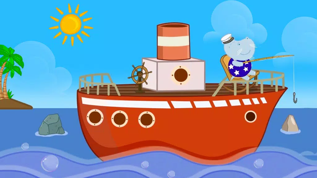 Hippo Adventures: Lighthouse ภาพหน้าจอ 0