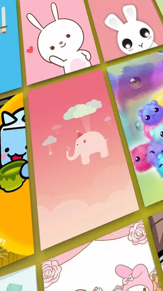 Kawaii Cute Wallpaper: Cutely Captura de pantalla 1