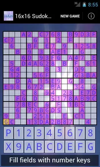 16x16 Sudoku Challenge HD Скриншот 0