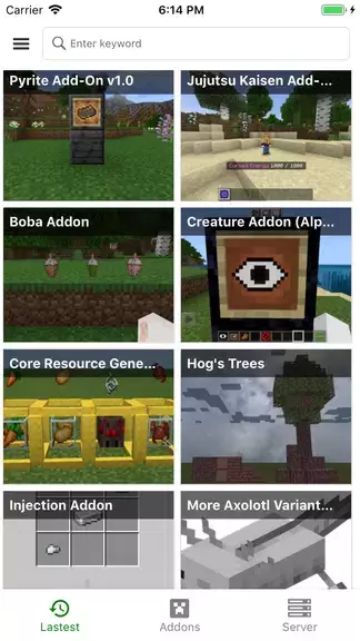 Addons for MCPE - Mods Packs Captura de tela 0