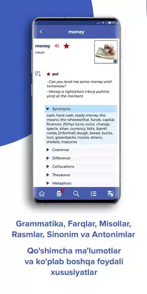 Wisdom EnglishUzbek dictionary 스크린샷 2
