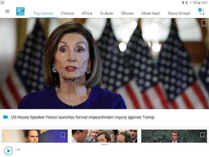 FRANCE 24 - Info et actualités應用截圖第3張