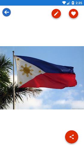 Philippines Flag Wallpaper: Fl Ảnh chụp màn hình 1