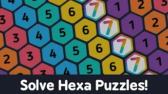 Make7 Hexa Puzzle ဖန်သားပြင်ဓာတ်ပုံ 1