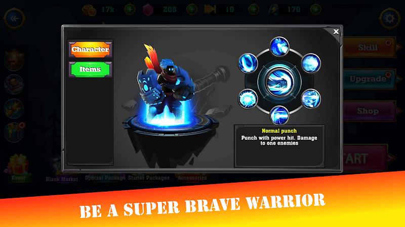 Battle Of Warriors - Stickman 스크린샷 2