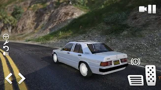 Mercedes 190E: Crime City Ride Screenshot 1