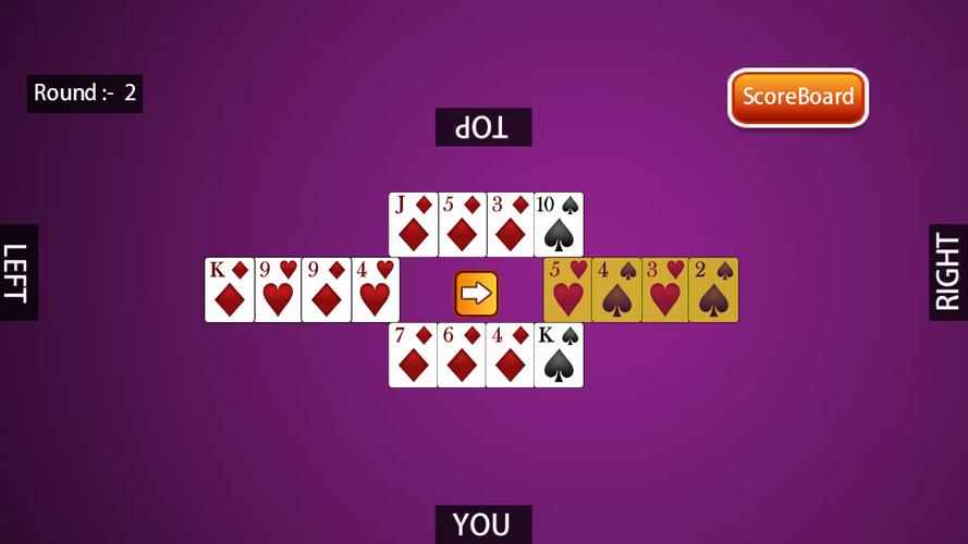 Hazari Card Game : 1000 Points Zrzut ekranu 2