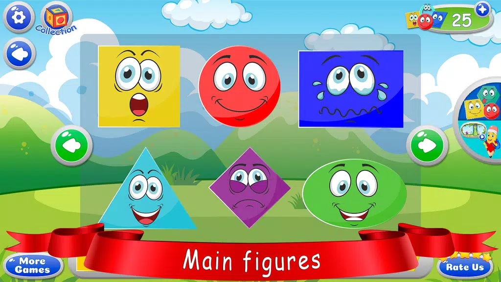 Schermata Learn shapes — kids games 1