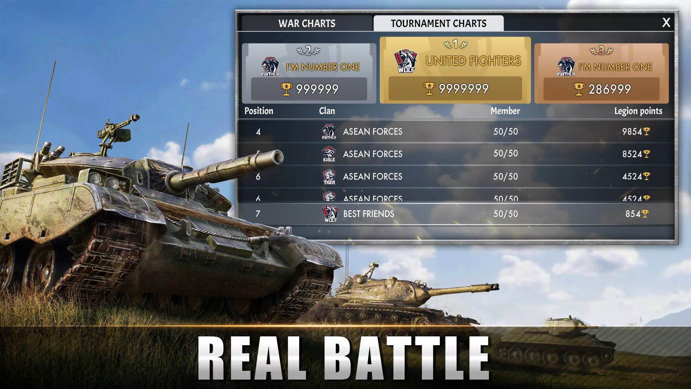 Tank Warfare: PvP Battle Game スクリーンショット 1