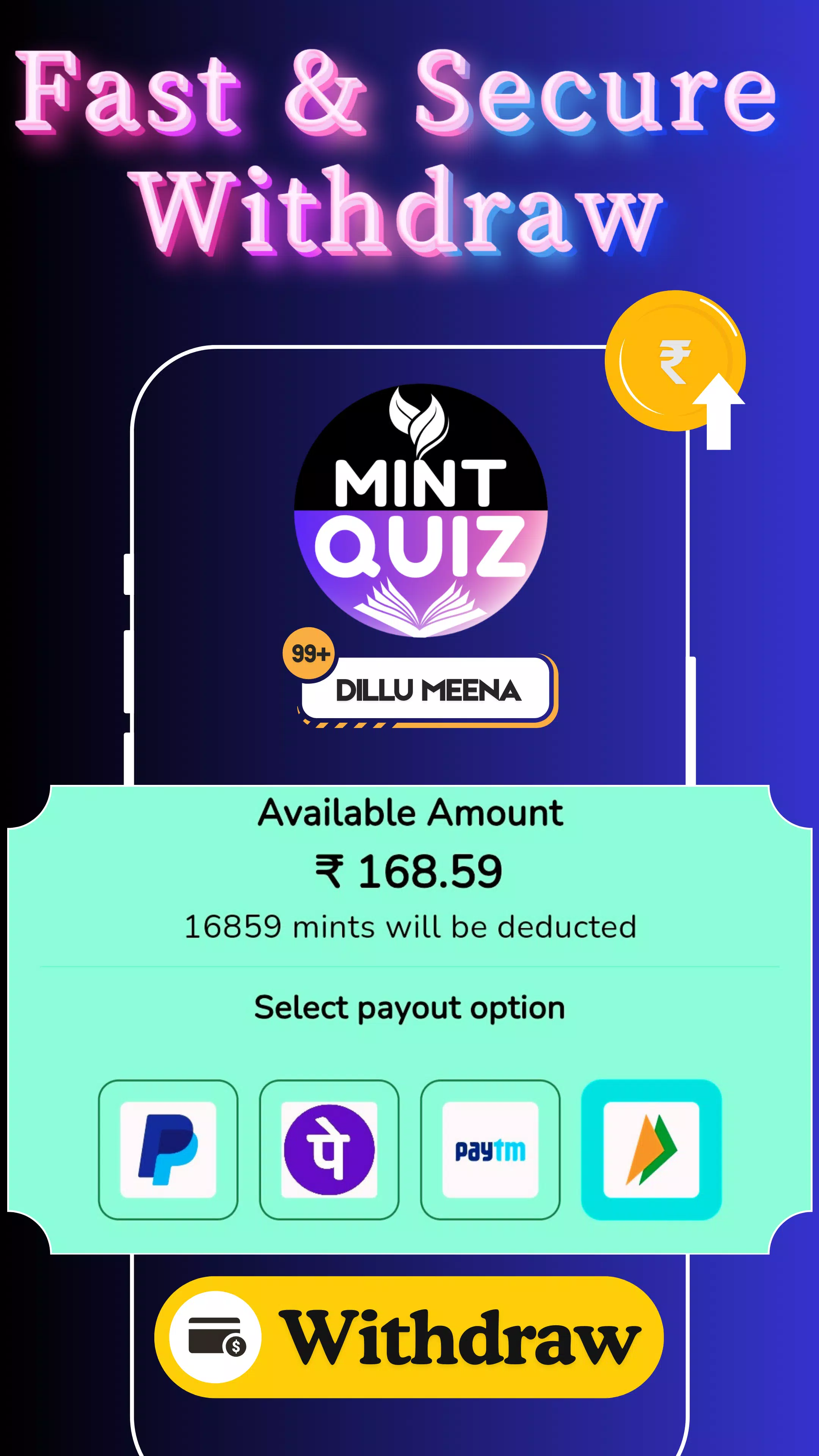 Earning App: Mint Quiz স্ক্রিনশট 3