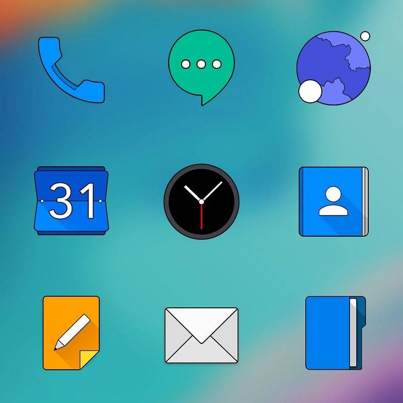 Schermata Oxigen HD – Icon Pack 0