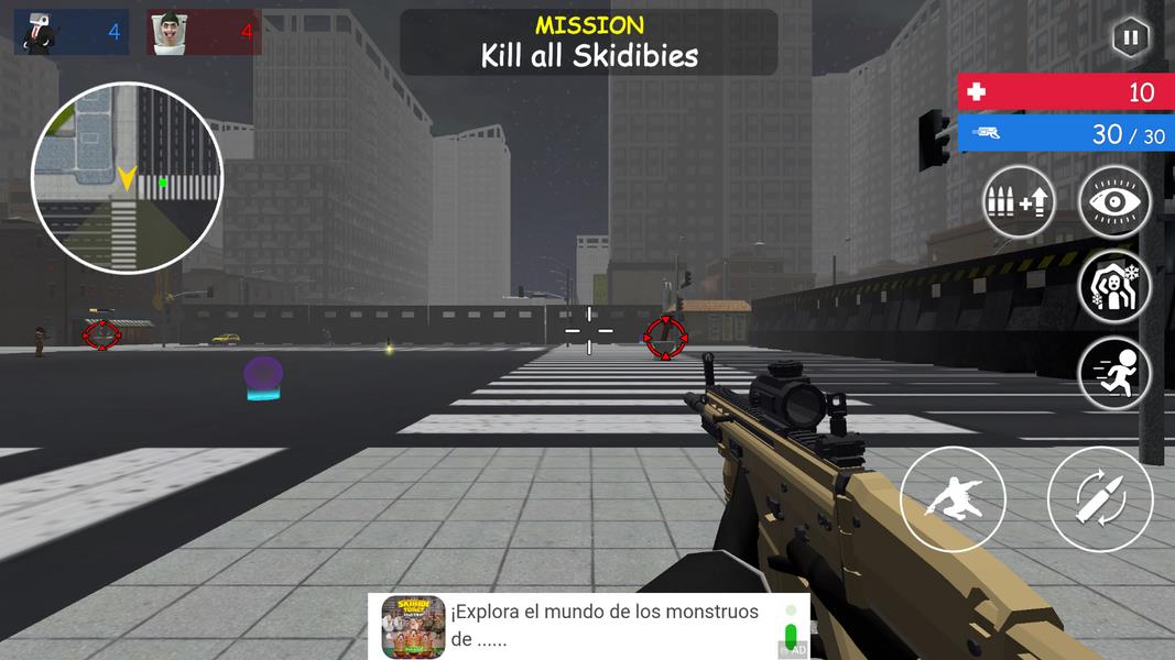 Shoot Skibd Toilet Survival.io Скриншот 2