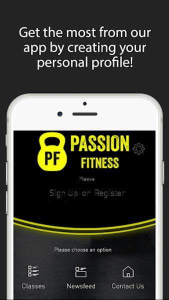 Passion Fitness Screenshot 0