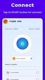 Tiger VPN Captura de tela 1