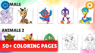 Kids coloring pages for kids ဖန်သားပြင်ဓာတ်ပုံ 2