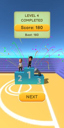 Jump Up 3D: Basketball game スクリーンショット 1