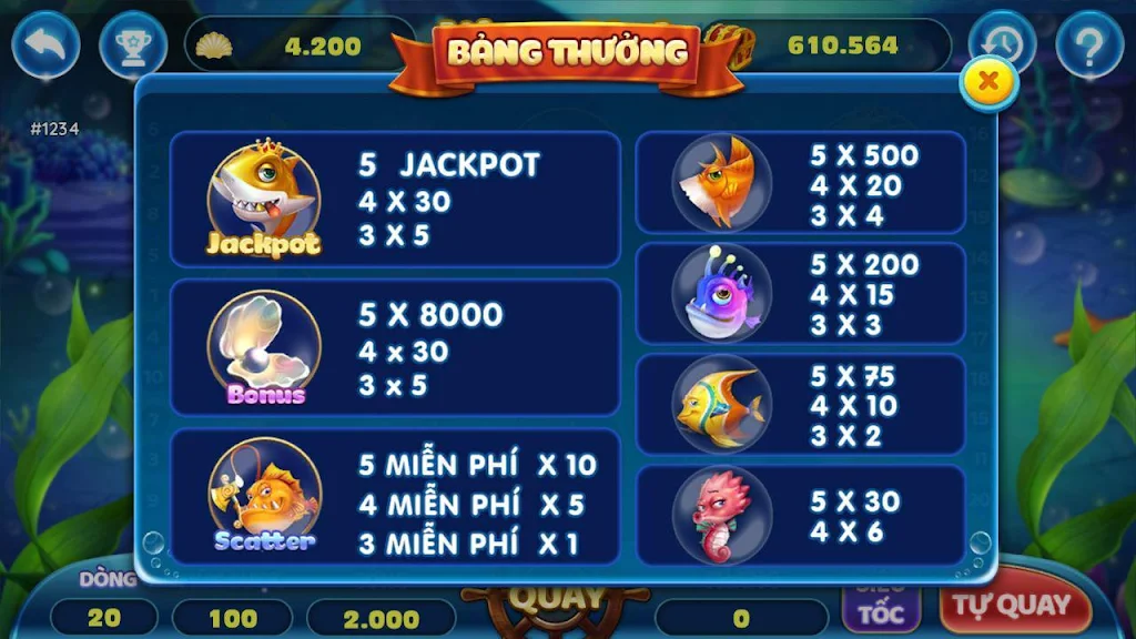 Thánh bắn cá ăn xu slots - bắn cá siêu thị ဖန်သားပြင်ဓာတ်ပုံ 0