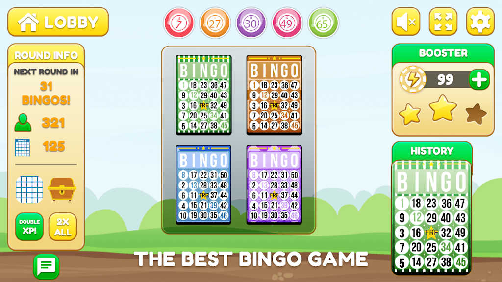 Bingo King-Free Bingo Games-Bingo Party-Bingo Ekran Görüntüsü 1
