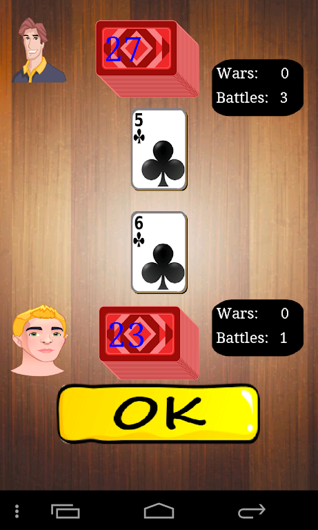 War - Playing Cards Free Screenshot 2