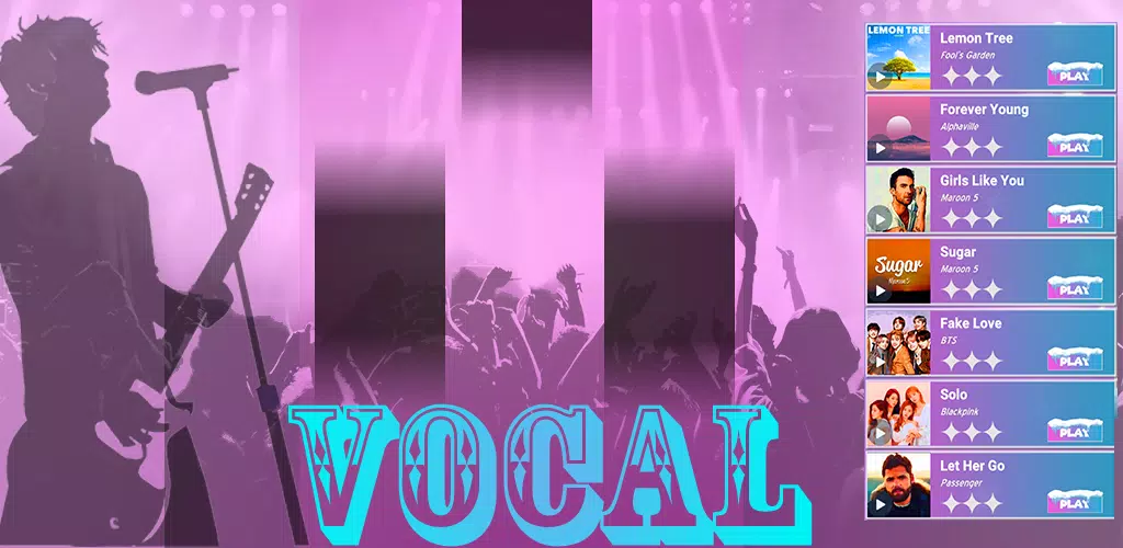 Music Vocal Piano Games Ảnh chụp màn hình 0