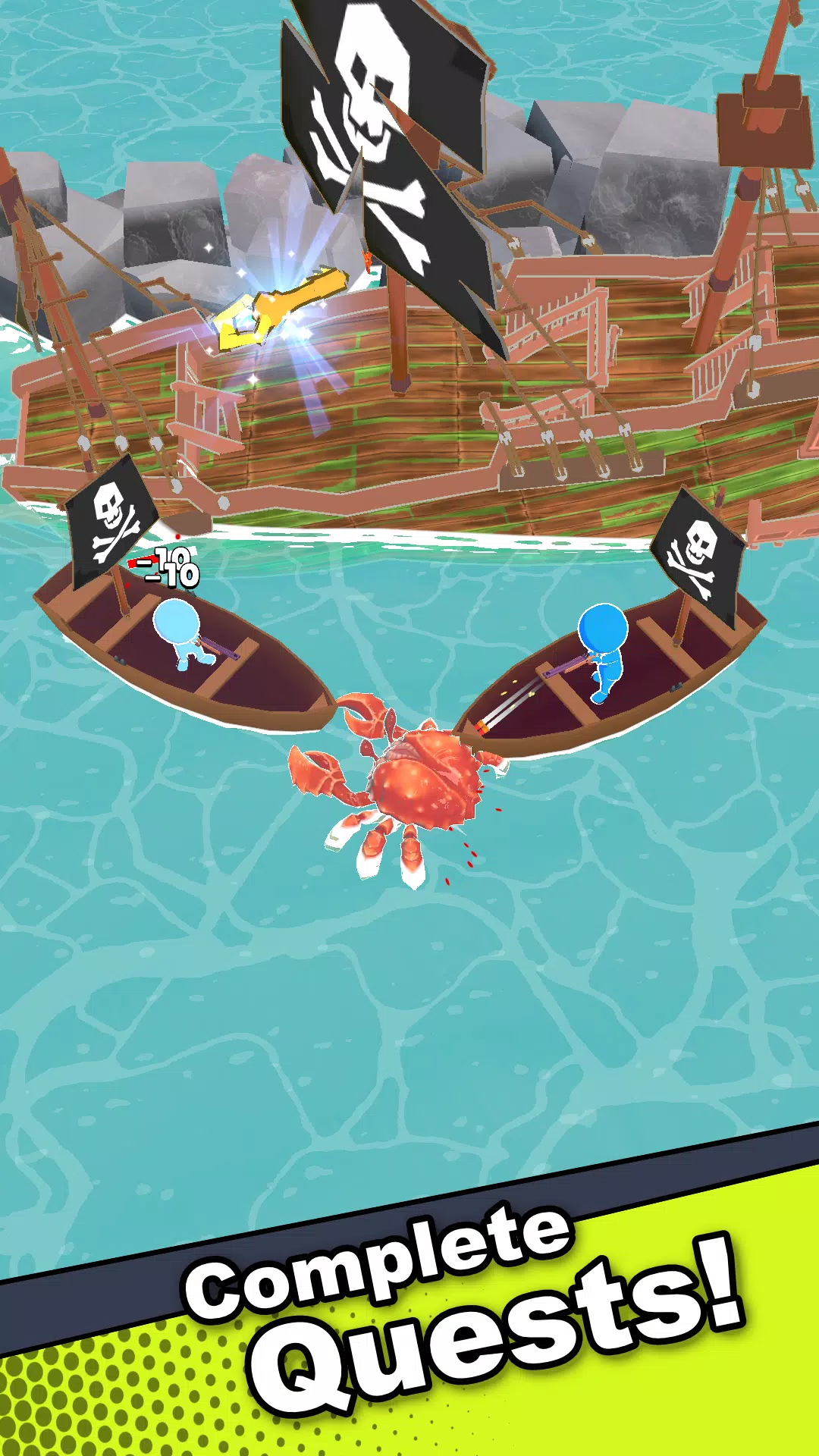 Crab Life - Idle Rpg Schermafbeelding 0